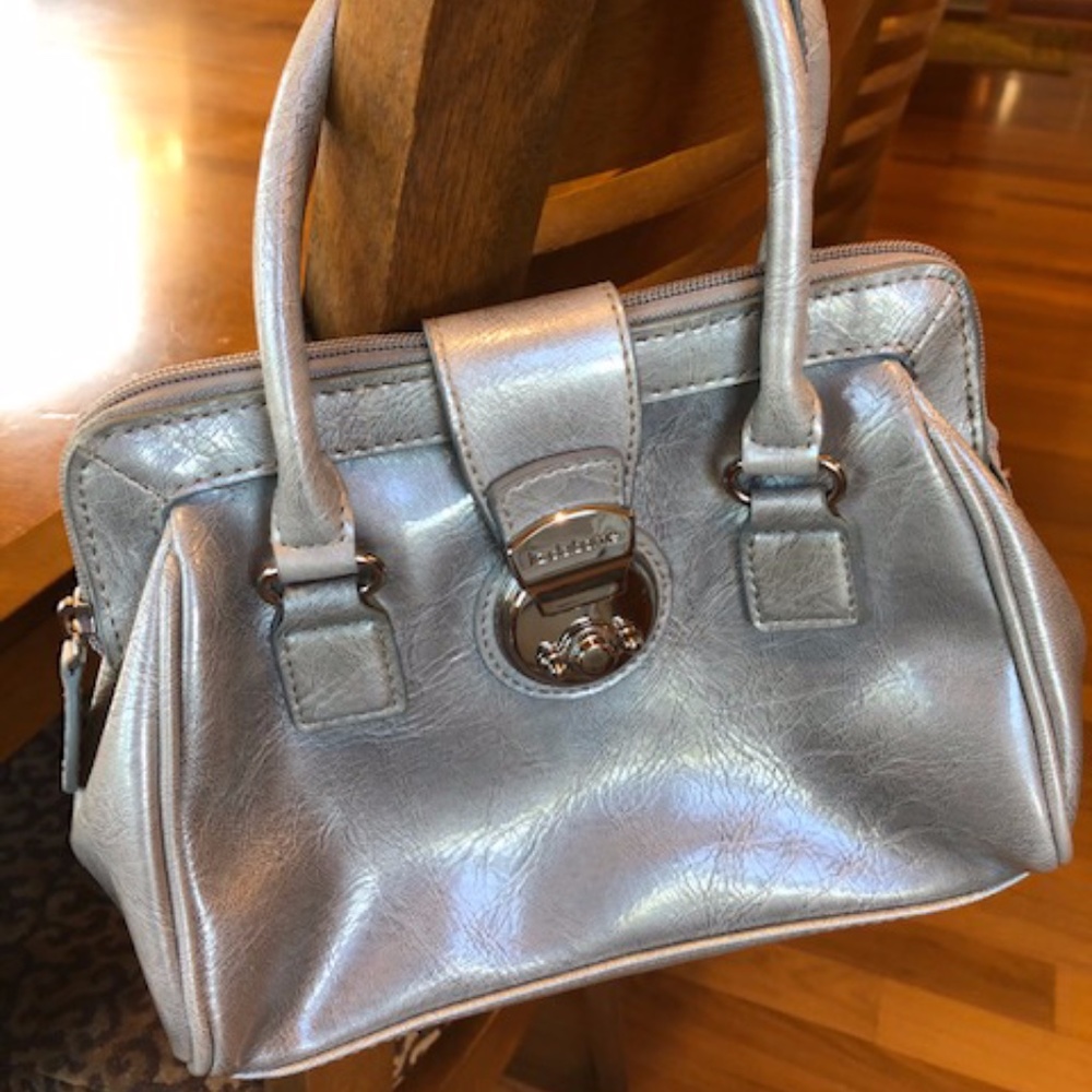 Liz Claiborne Silver Metallic Purse